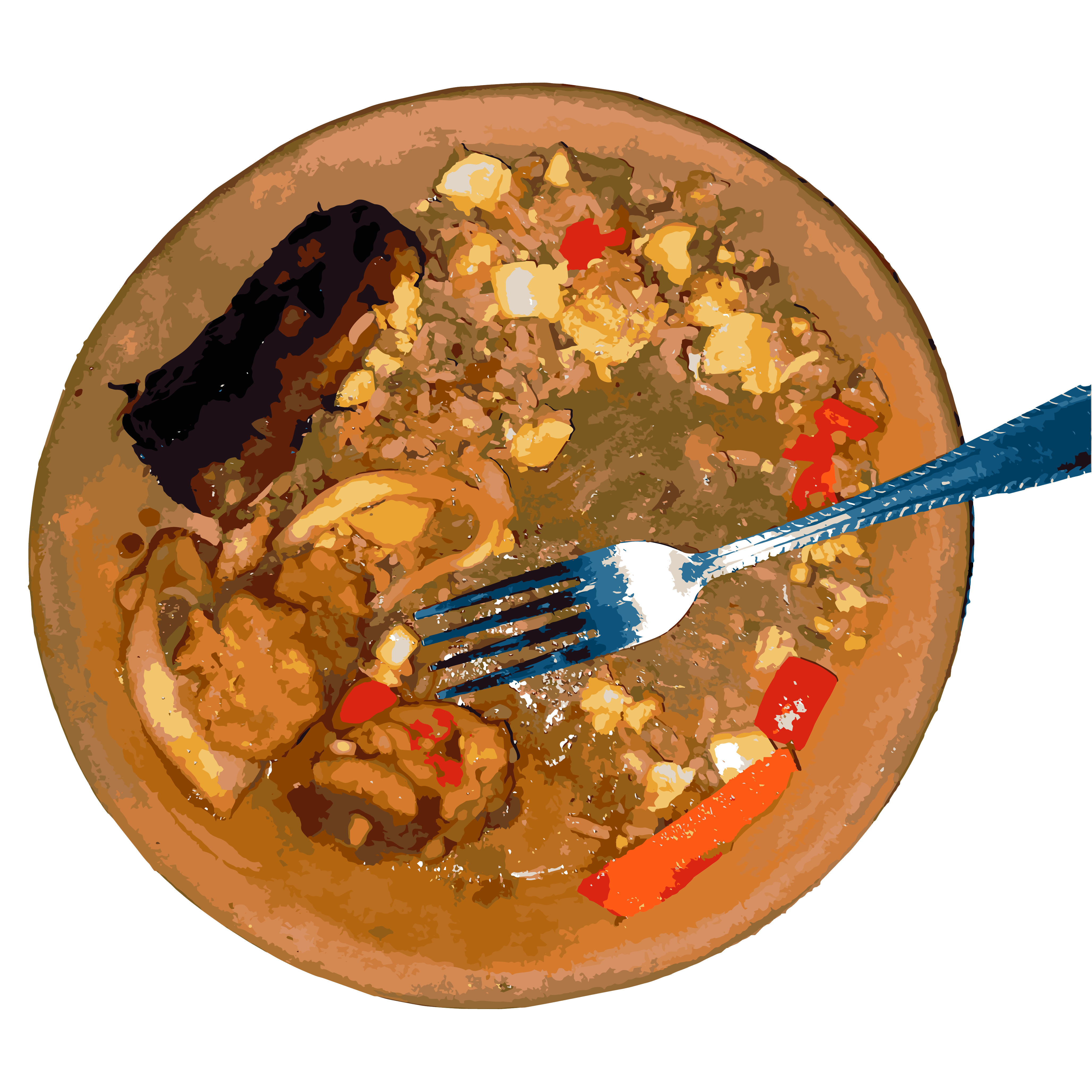 Plato de comida china